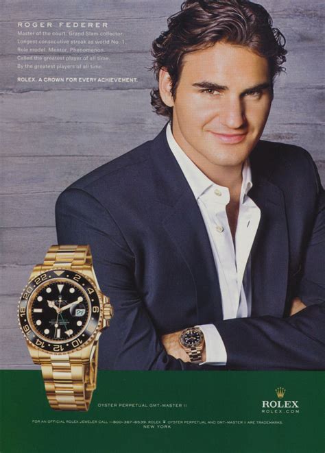 rolex roger federer ad